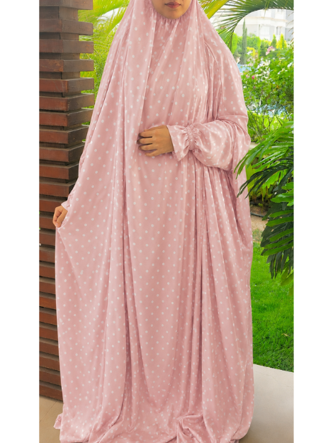 Polka dots (pink)